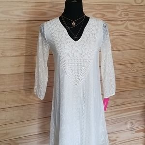 NWT Cream Lace Dress